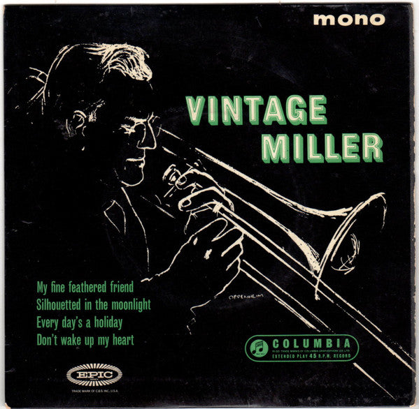 Glenn Miller And His Orchestra : Vintage Miller (7", EP)