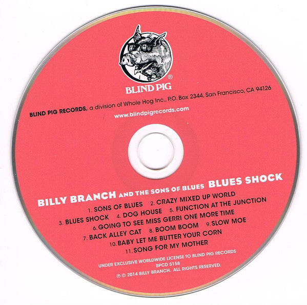 Billy Branch & Sons Of Blues : Blues Shock (CD, Album)
