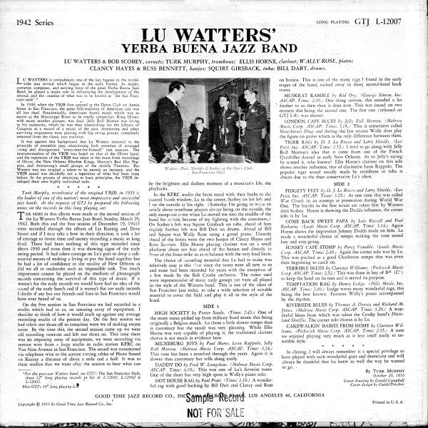 Lu Watters And The Yerba Buena Jazz Band : 1942 Series (LP, Comp)