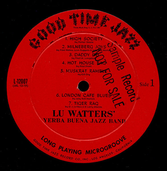 Lu Watters And The Yerba Buena Jazz Band : 1942 Series (LP, Comp)
