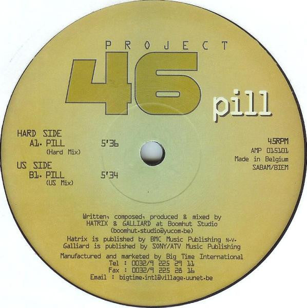 Project 46 : Pill (12")