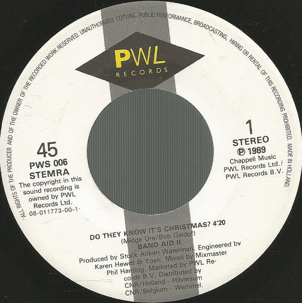 Band Aid II : Do They Know It's Christmas? (7", Single)