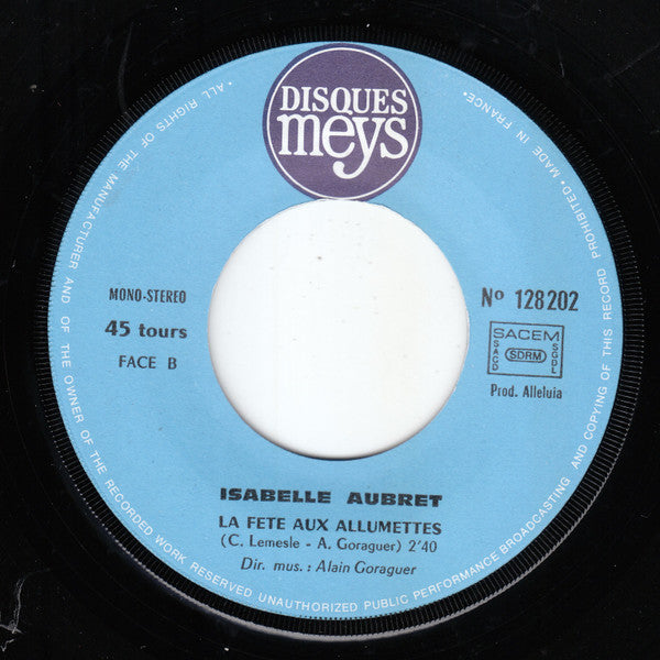 Isabelle Aubret : Un Enfant Dansait (7", Single)