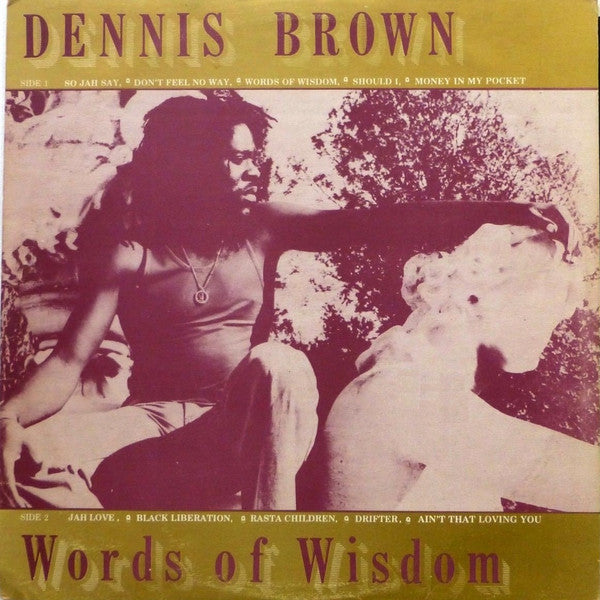 Dennis Brown : Words Of Wisdom (LP, Album)