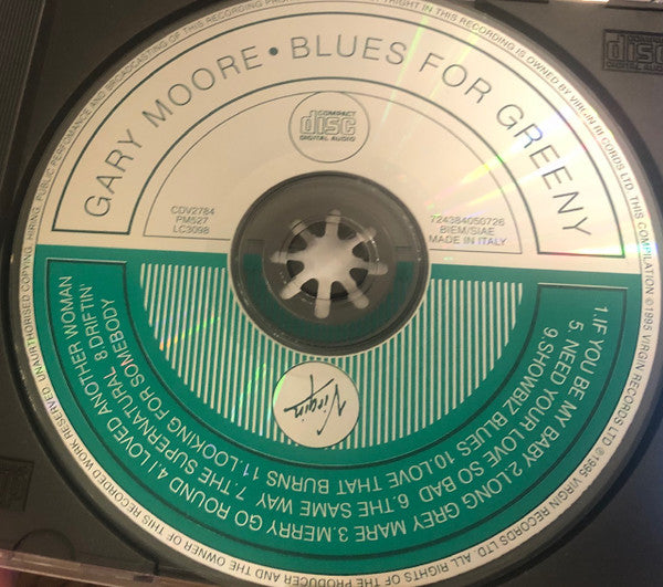 Gary Moore : Blues For Greeny (CD, Album)