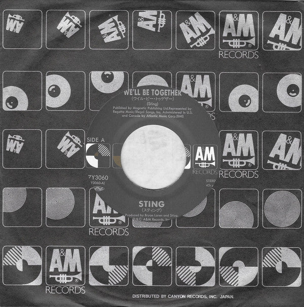 Sting : We'll Be Together (7", Single)