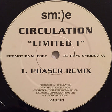 Circulation : Limited 1 (12", Maxi, Promo)