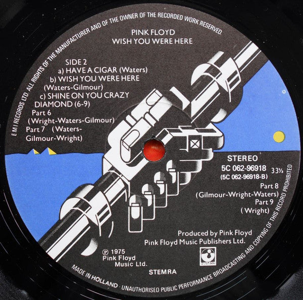 Pink Floyd : Wish You Were Here (LP, Album)
