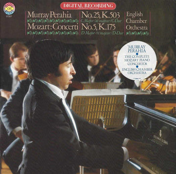 Wolfgang Amadeus Mozart, Murray Perahia, English Chamber Orchestra : Concerti No.25, K.503 / No.5, K.175 (LP)