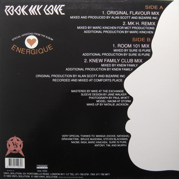 Bizarre Inc Featuring. Angie Brown : Took My Love (12")