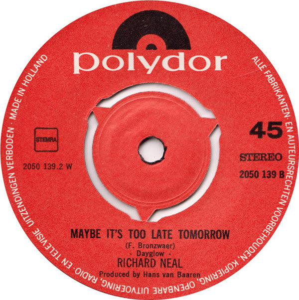 Richard Neal : Take Me To The Water  (7", Single)