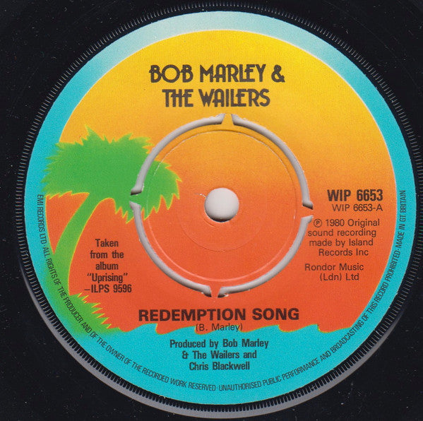 Bob Marley & The Wailers : Redemption Song (7")