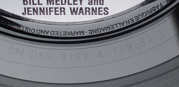 Bill Medley & Jennifer Warnes : (I've Had) The Time Of My Life (7", Single)