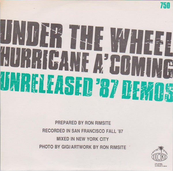 The Morlocks : Under The Wheel / Hurricane A' Coming (7", Single, RP)