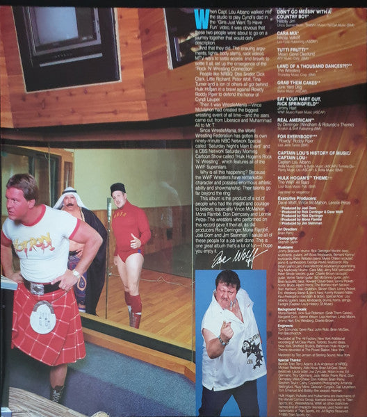 Various : The Wrestling Album (LP)