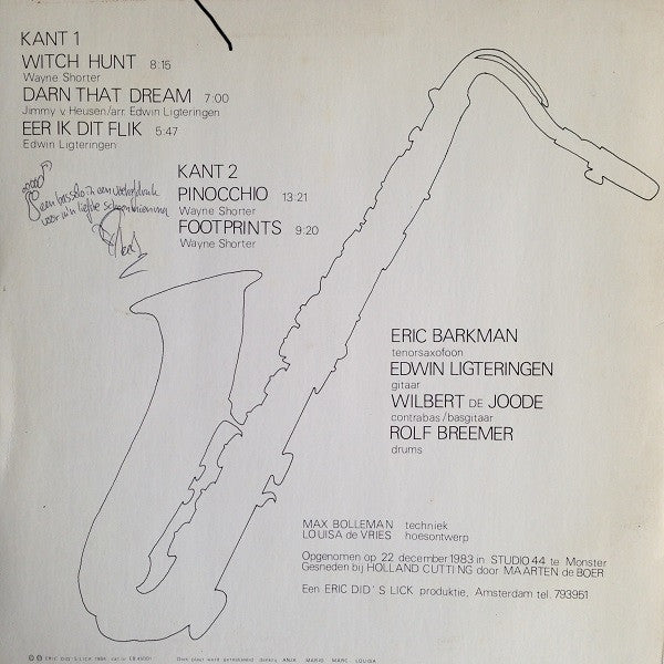 Eric Did' S Lick : Eric Did' S Lick (LP, Album)