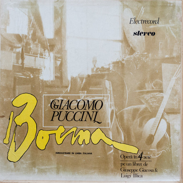 Giacomo Puccini : Boema (Operă În 4 Acte) (Box, Album + 3xLP)