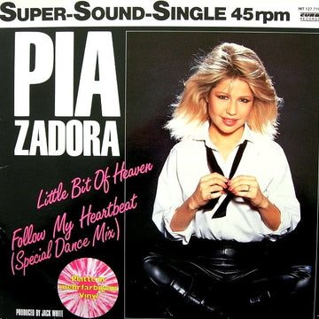 Pia Zadora : Little Bit Of Heaven (12", Single, Pin)