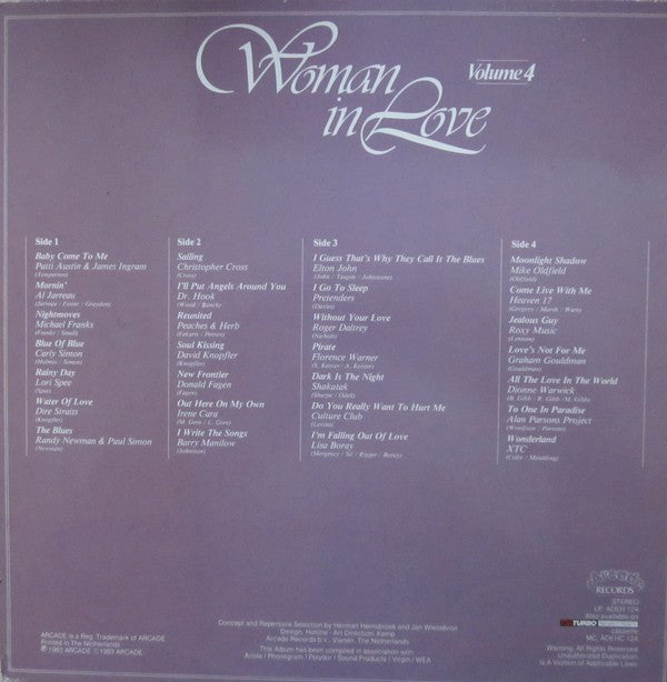 Various : Woman In Love Volume 4 (2xLP, Comp, Gat)