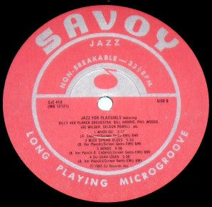 Billy Ver Planck Orchestra : Jazz For Playgirls (LP, Album, RE)