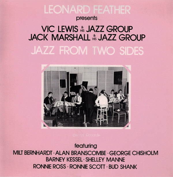 Leonard Feather Presents Vic Lewis & His Jazz Group, Jack Marshall & His Jazz Group : Jazz From Two Sides (LP, RE)