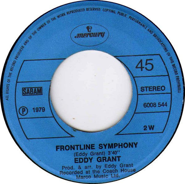 Eddy Grant : Living On The Frontline (7")