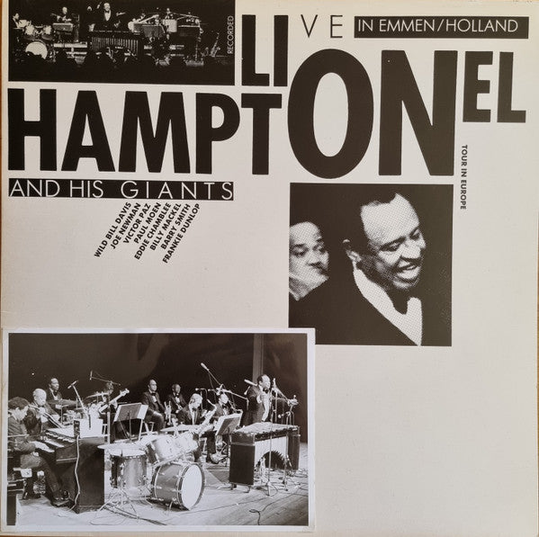 Lionel Hampton & His Giants Of Jazz : Live In Emmen/Holland (LP, Album)
