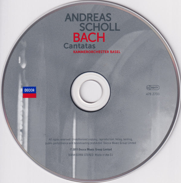 Andreas Scholl, Johann Sebastian Bach, Kammerorchester Basel : Cantatas (CD, Album)