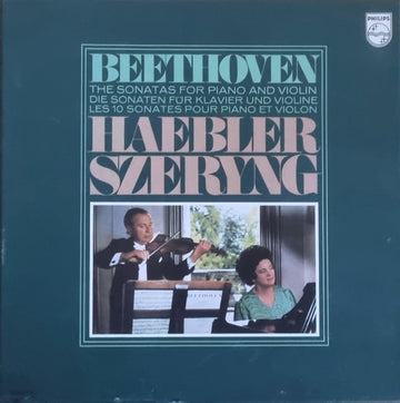 Beethoven*, Szeryng*, Haebler* : The Complete Sonatas For Piano And Violin (5xLP, Comp)