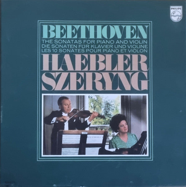 Ludwig van Beethoven, Henryk Szeryng, Ingrid Haebler : The Complete Sonatas For Piano And Violin (5xLP, Comp)