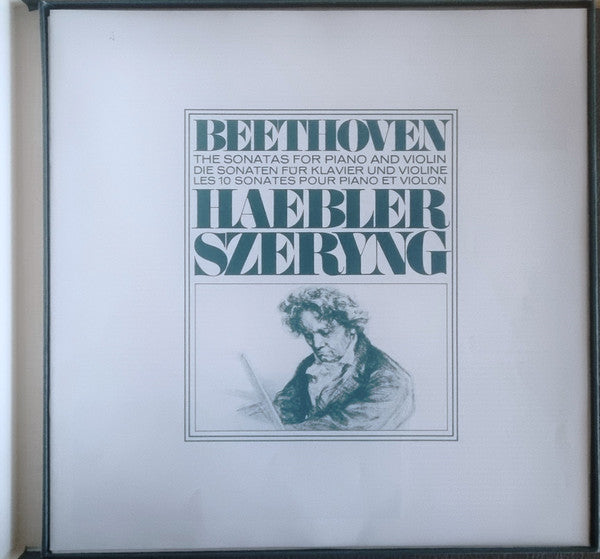 Ludwig van Beethoven, Henryk Szeryng, Ingrid Haebler : The Complete Sonatas For Piano And Violin (5xLP, Comp)