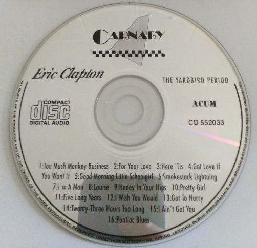 Eric Clapton : The Yardbird Period (CD, Comp)