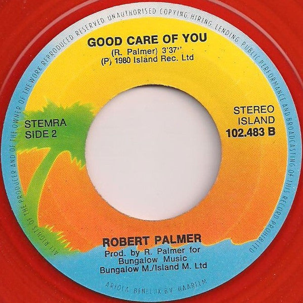 Robert Palmer : Looking For Clues (7", Single, Ora)