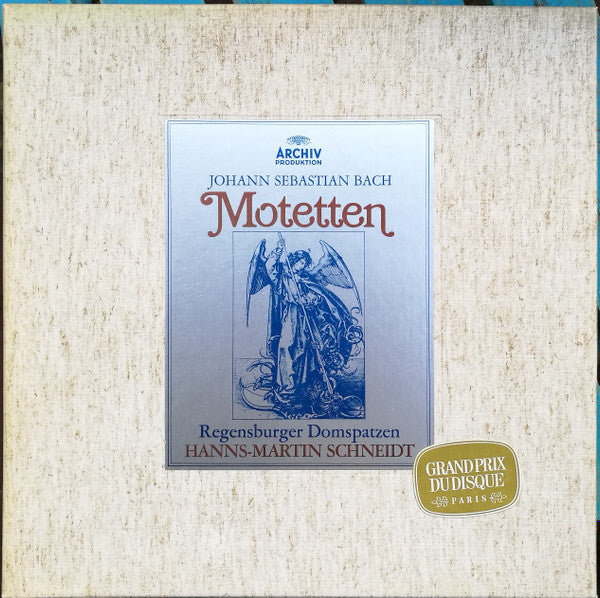 Johann Sebastian Bach, Regensburger Domspatzen, Hanns-Martin Schneidt : Motetten (Box, Album + 2xLP)