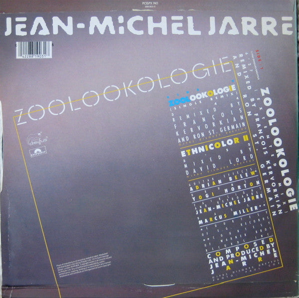 Jean-Michel Jarre : Zoolookologie (Remix) (12", Maxi)