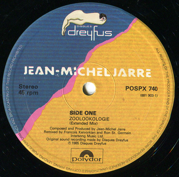 Jean-Michel Jarre : Zoolookologie (Remix) (12", Maxi)