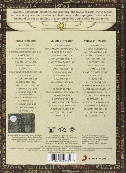 Earth, Wind & Fire : The Eternal Dance (3xCD, Comp, RM + Box, Dig)