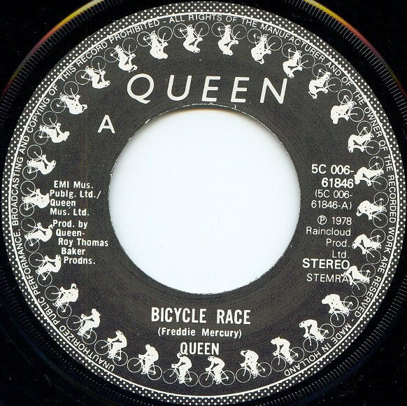 Queen : Bicycle Race / Fat Bottomed Girls (7", Single)