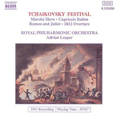 Pyotr Ilyich Tchaikovsky - Royal Philharmonic Orchestra, Adrian Leaper : Tchaikovsky Festival (CD, Album, RE)