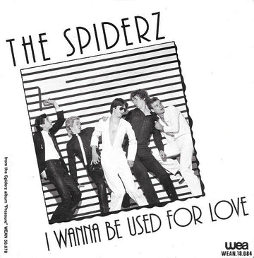 The Spiderz : I Wanna Be Used For Love (7", Single)