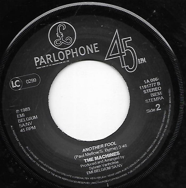 The Machines : I Miss You (7", Single)