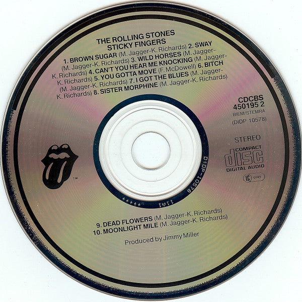 The Rolling Stones : Sticky Fingers (CD, Album, RE)