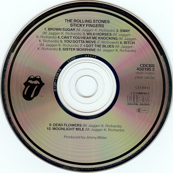 The Rolling Stones : Sticky Fingers (CD, Album, RE)