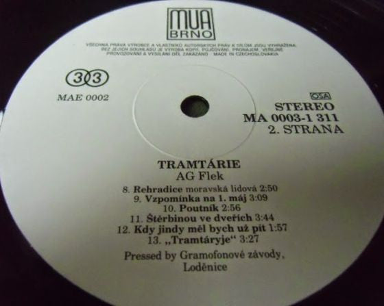 AG Flek : Tramtárie (LP, Album)