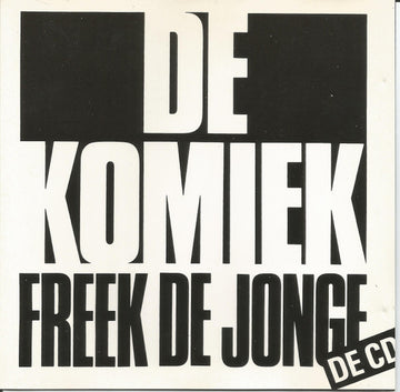 Freek De Jonge : De Komiek (CD, Album)