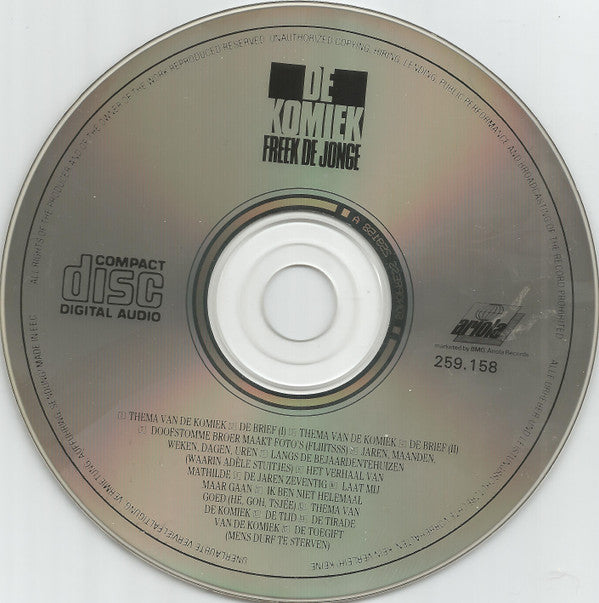 Freek De Jonge : De Komiek (CD, Album)
