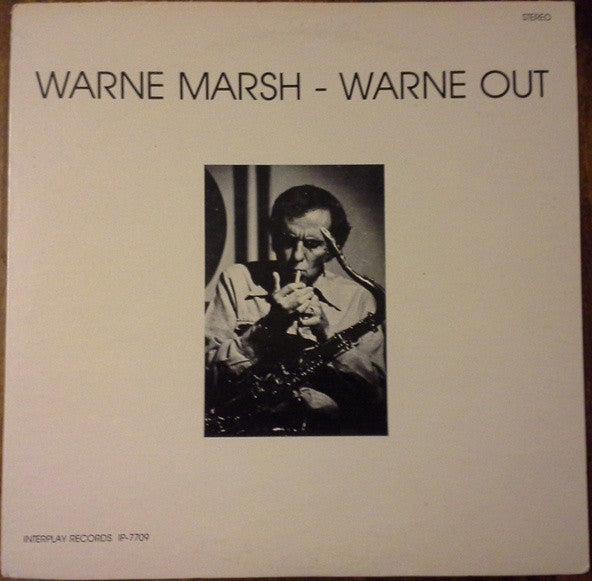 Warne Marsh : Warne Out (LP, Album, Whi)