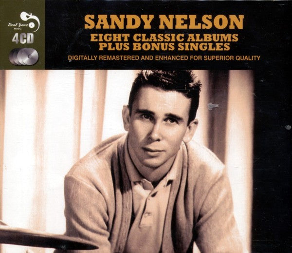 Sandy Nelson : Eight Classic Albums Plus Bonus Singles (4xCD, Comp, RM)