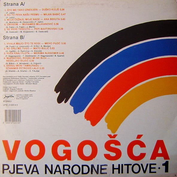 Various : Vogošća Pjeva Narodne Hitove - 1 (LP, Album)