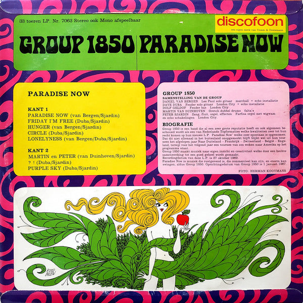 Group 1850 : Paradise Now (LP, Album)